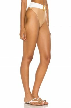 Camila Coelho Bonita High Waist Bottom In Nude -CAMILA COELHO Sales COEL WX36 V2