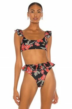 Camila Coelho Portia Top In Mystic Garden