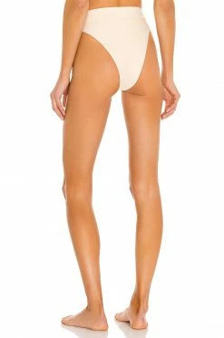 Camila Coelho Catarina High Waist Bottom In Creme -CAMILA COELHO Sales COEL WX53 V3