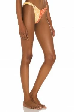 Camila Coelho Neves Bottom In Orange & Yellow In Orange & Yellow Palm -CAMILA COELHO Sales COEL WX67 V2