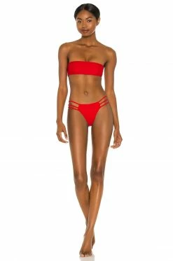 Camila Coelho Lia Bottom In Red -CAMILA COELHO Sales COEL WX75 V4