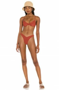 Camila Coelho Harbor Top In Rust -CAMILA COELHO Sales COEL WX84 V4