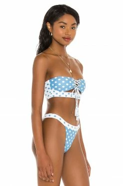 Camila Coelho Andressa Top In Blue Dot -CAMILA COELHO Sales COEL WX86 V2