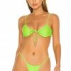 Camila Coelho Franny Top In Lime