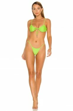 Camila Coelho Franny Top In Lime -CAMILA COELHO Sales COEL WX90 V4