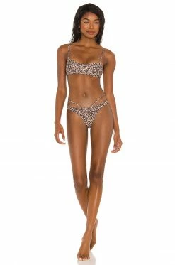 Camila Coelho Lorena Bottom In Natural Leopard 9 Camila Coelho Lorena Bottom In Natural Leopard -CAMILA COELHO Sales COEL WX94 V4