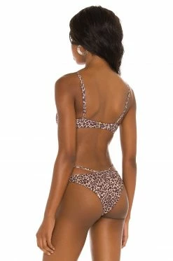 Camila Coelho Lorena Top In Natural Leopard -CAMILA COELHO Sales COEL WX95 V3