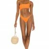 Camila Coelho Cilia One Piece In Rustic Orange
